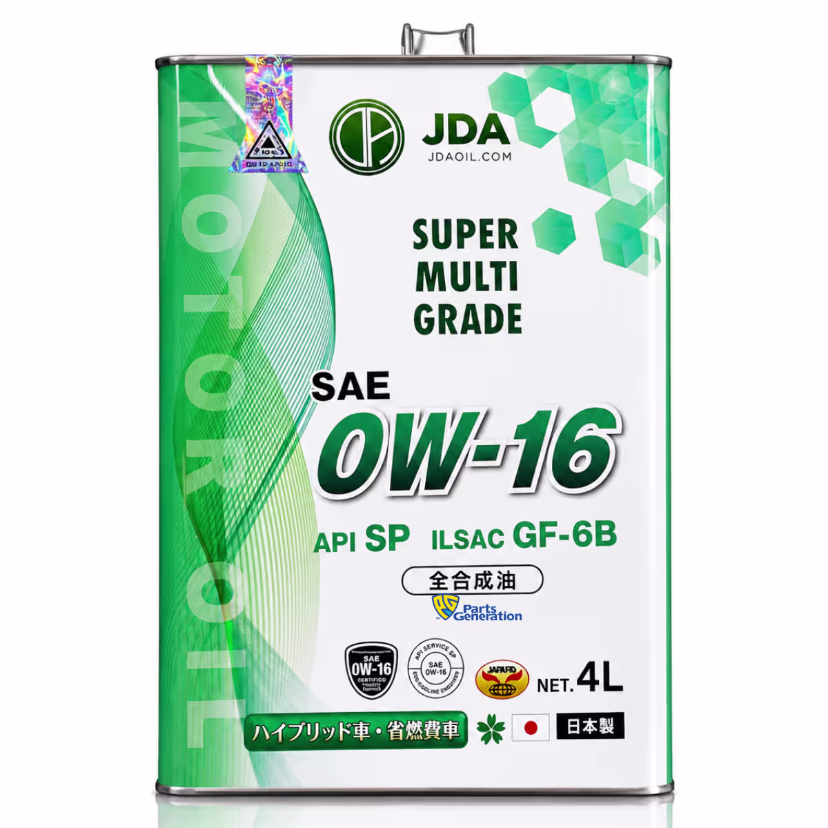 JDA 0W-16 FULL SYNTHETIC 4L